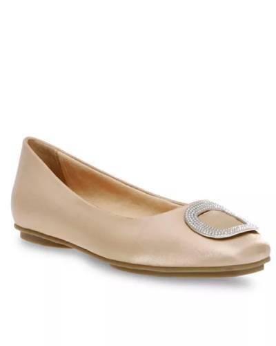 In the symphony of style, the Women's Ari C Buckle Detail Ballet Flats pirouette with a delicate grace, echoing the enchanting notes of fashion.