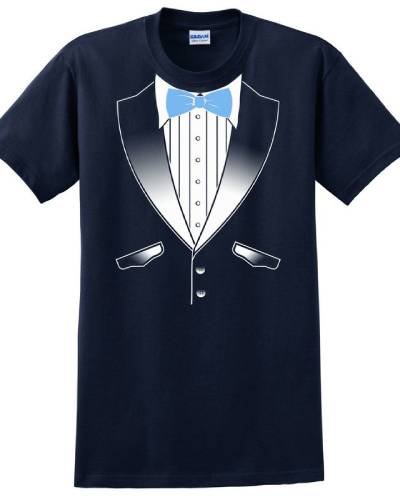 World Cup Tuxedo T-Shirt in Argentina colors, a spirited and stylish way to show support for the team, blending formal flair with sports enthusiasm.