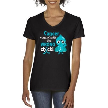 Wrong Chick Women's V-Neck T-Shirt: Embrace your unique style with this V-neck tee, expressing individuality and confidence.