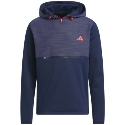 Adidas Textured Anorak Golf Hoodie: Stay stylish on the golf course with this textured anorak golf hoodie from Adidas, perfect for a sporty and fashionable look.