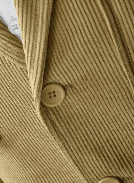 Unleash elegance with a Roman-style corduroy jacket, blending timeless charm with modern sophistication.