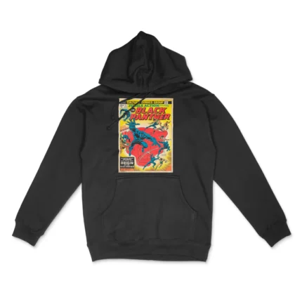 Culture Comic Group BP Jungle Action Hoodie, an homage to Black Panther's iconic Jungle Action comics.