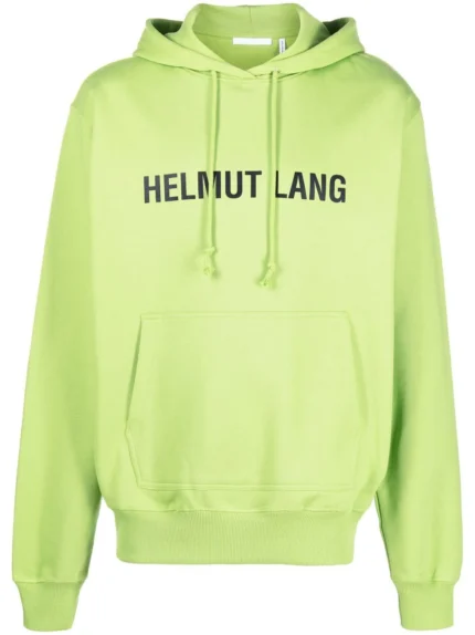 Green logo print hoodie, a fresh and stylish addition to your casual wardrobe for everyday wear.