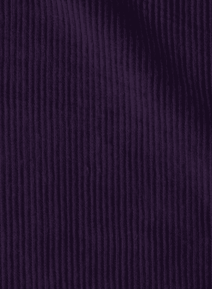 Make a bold statement with a purple corduroy jacket, adding vibrancy to your fall wardrobe.