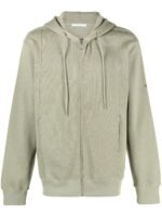 Light green zip-up drawstring hoodie, a refreshing and versatile addition to your casual wardrobe.